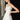 AJENT simple white wedding dress