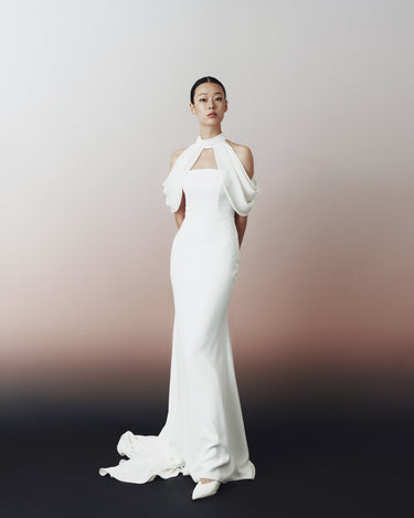 EVA Korean Wedding Dress | Mermaid Gown with Bolero Style ARHA EVA Korean Wedding Dress | Mermaid Gown with Bolero Style ARHA